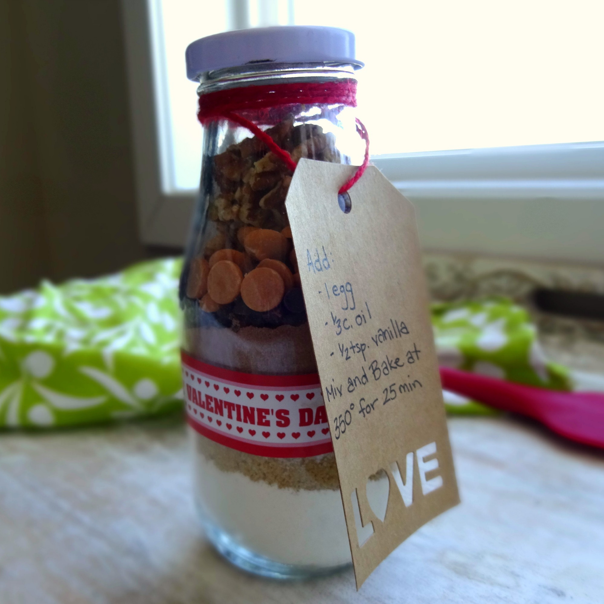 Brownies in a Bottle A Sweet Treat for Valentine's Day