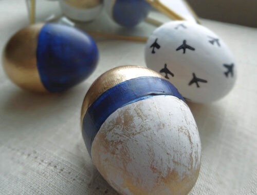 DIY Modern Easter Eggs by Champagne and Sugarplums