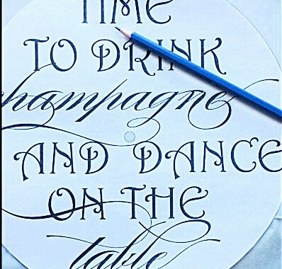 DIY New Years Count Down Clock by Champagne and Sugarplums