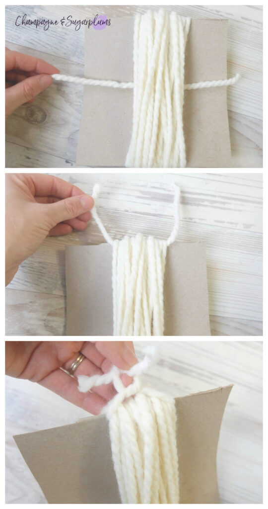 Cozy Christmas Blanket Tassels DIY