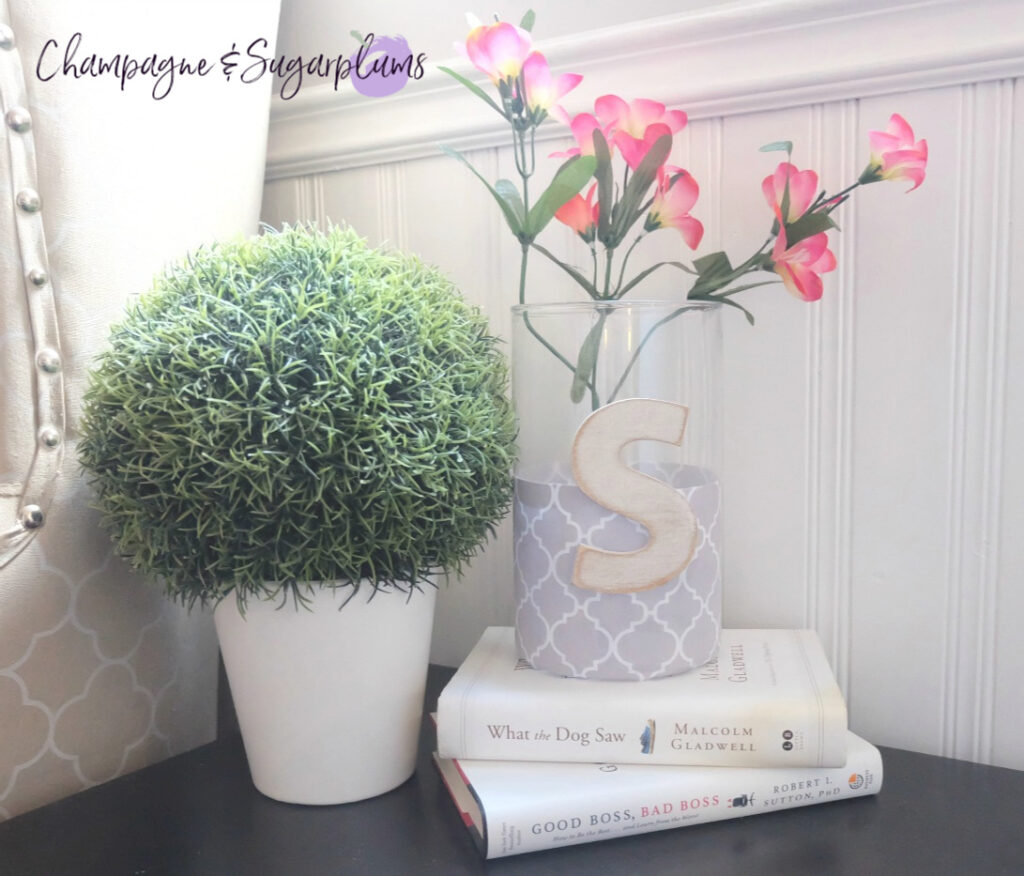 DIY Pottery Barn Inspired Dollar Tree Vase for Mother's Day 