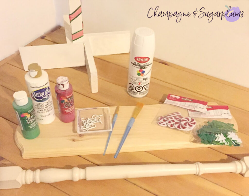 DIY Christmas Stocking Holder by Champagne & Sugarplums