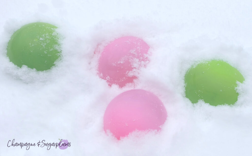 Ice Globes - Christmas Lights in the Snow