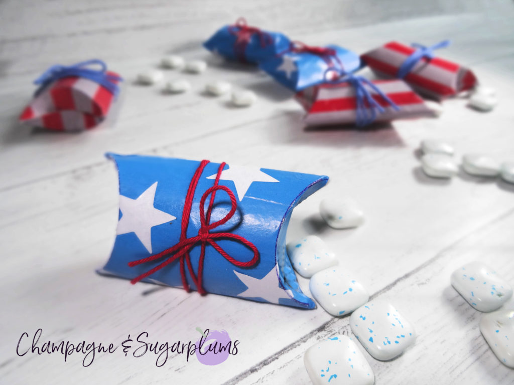 Fourth of July Favour Boxes by Champagne and Sugarplums