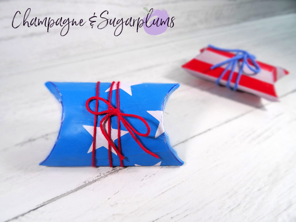 Fourth of July Favour Boxes by Champagne and Sugarplums