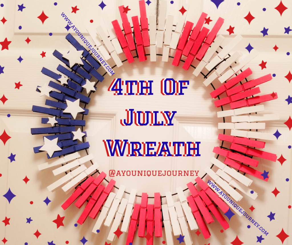 DIY 4th of July Wreath - A YouNique Journey