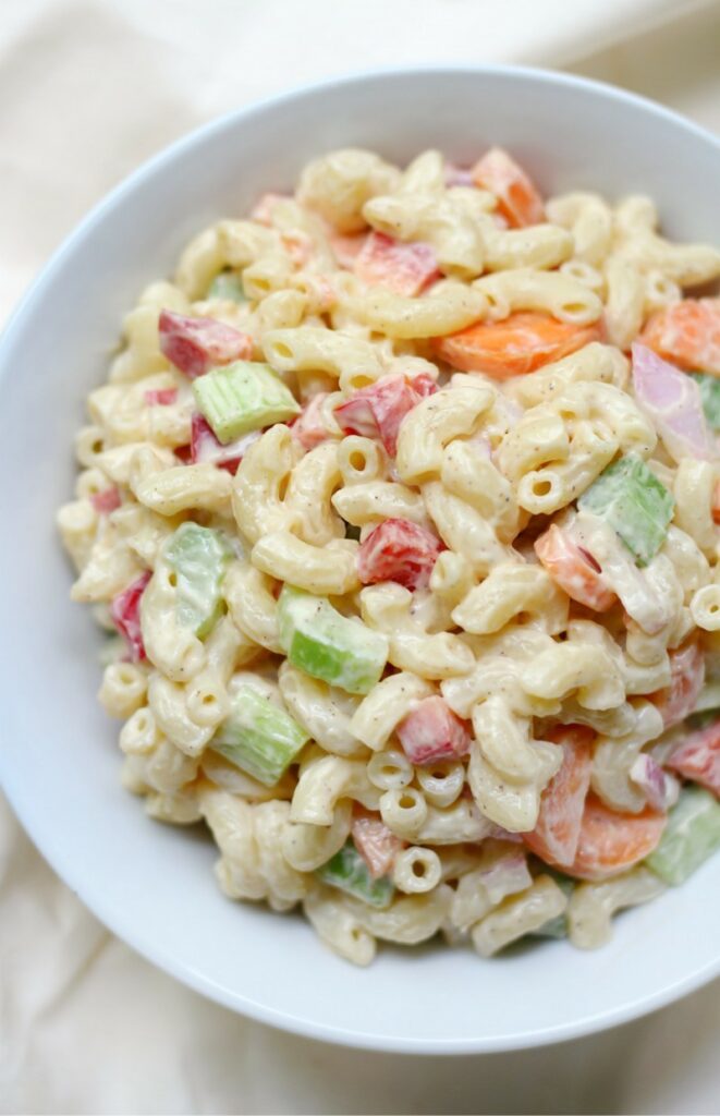 Classic American Macaroni Salad (Gluten-Free, Vegan, Allergy-Free) - Strength and Sunshine