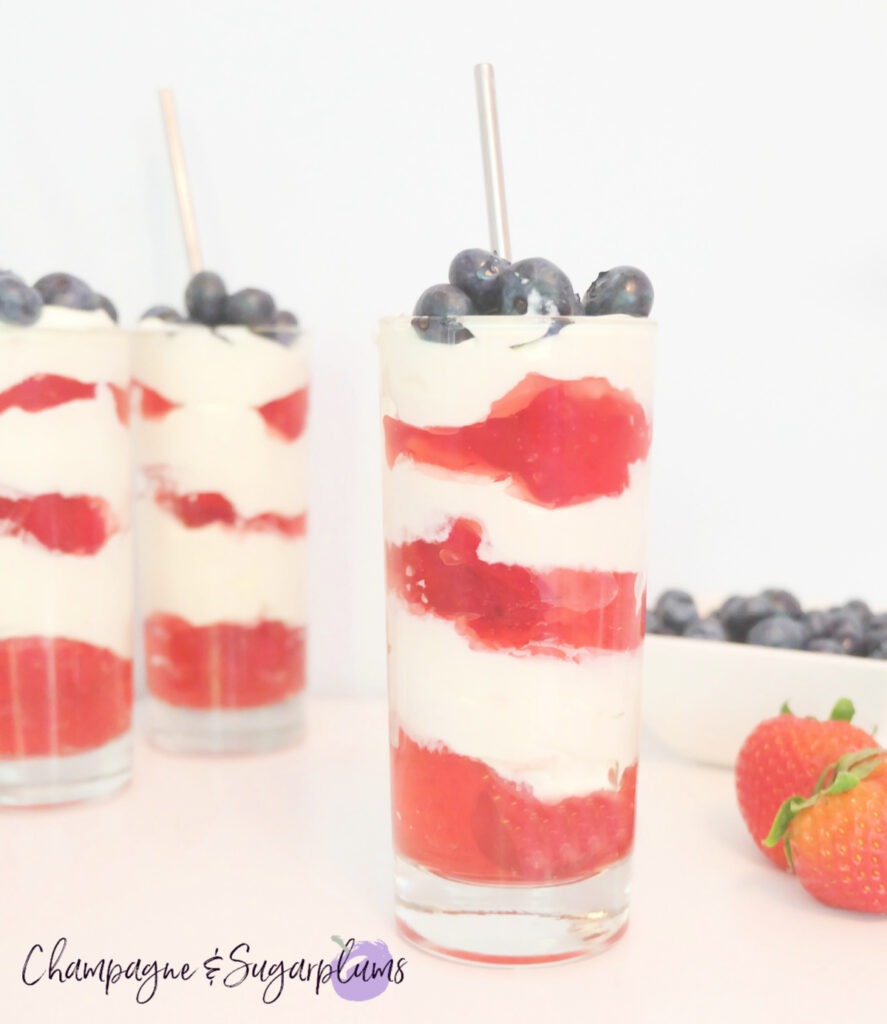 Strawberry Cream Parfait by Champagne & Sugarplums