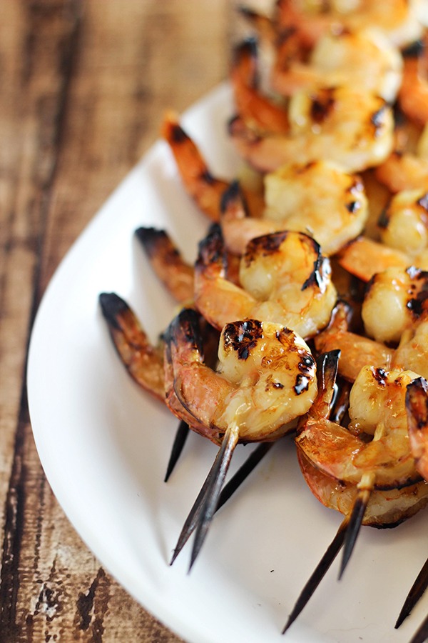 Coconut-Rum Grilled Shrimp Recipes - Only 5 Ingredients! - Home Cooking Memories