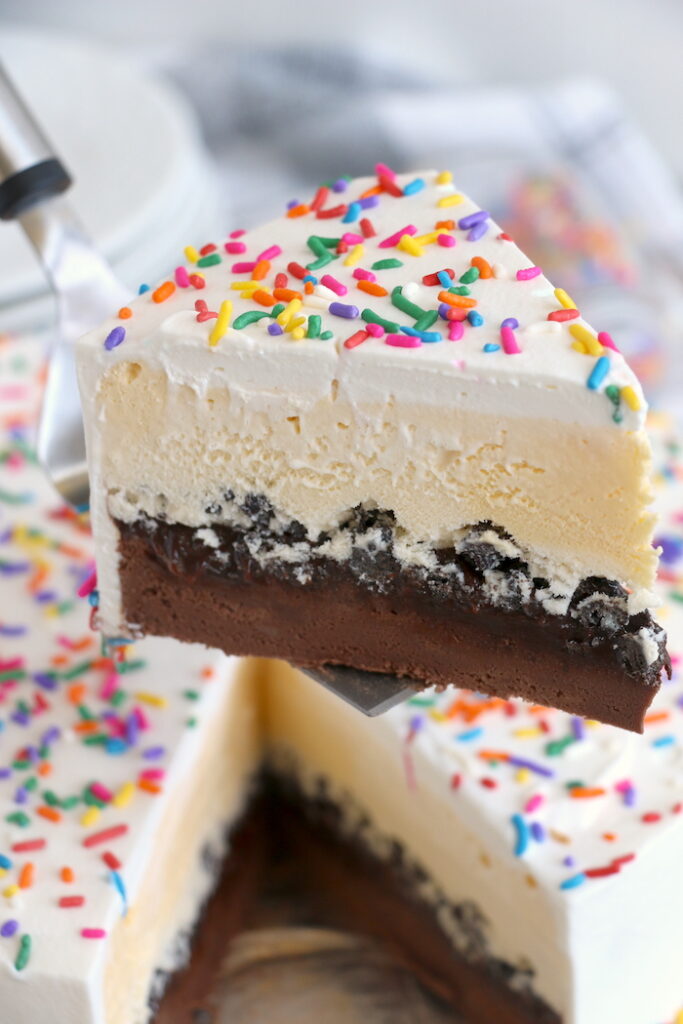 Copycat Dairy Queen Ice Cream Cake - Bits & Giggles