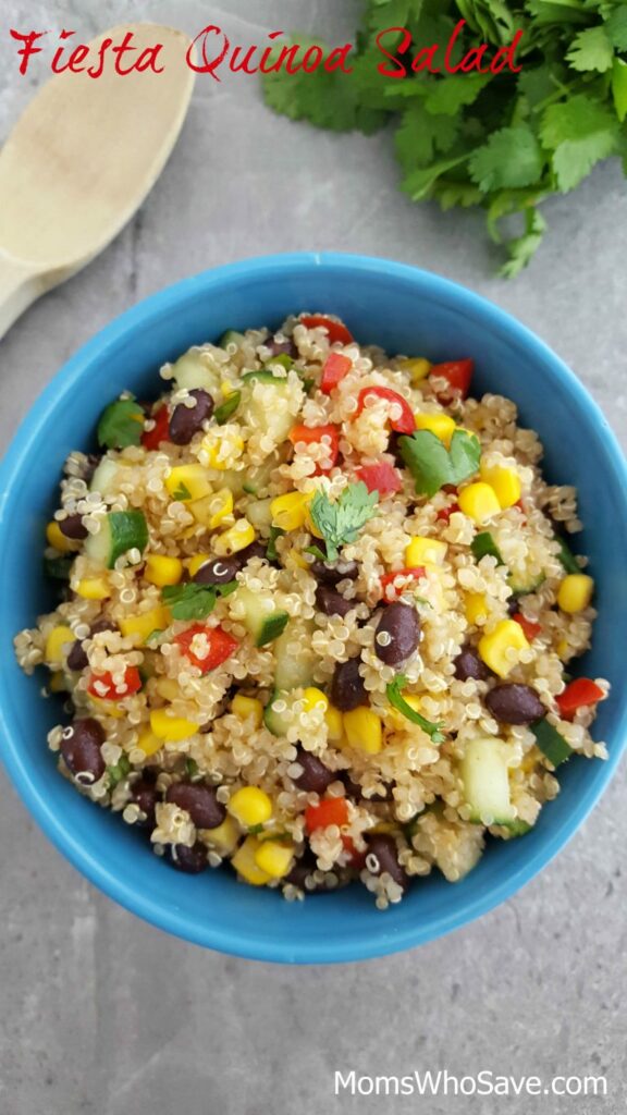 Fiesta Quinoa Salad Recipe (Vegan and Gluten-Free) - Moms Who Save