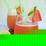 Strawberry Rhubarb Pie Cocktail by Champagne and Sugarplums