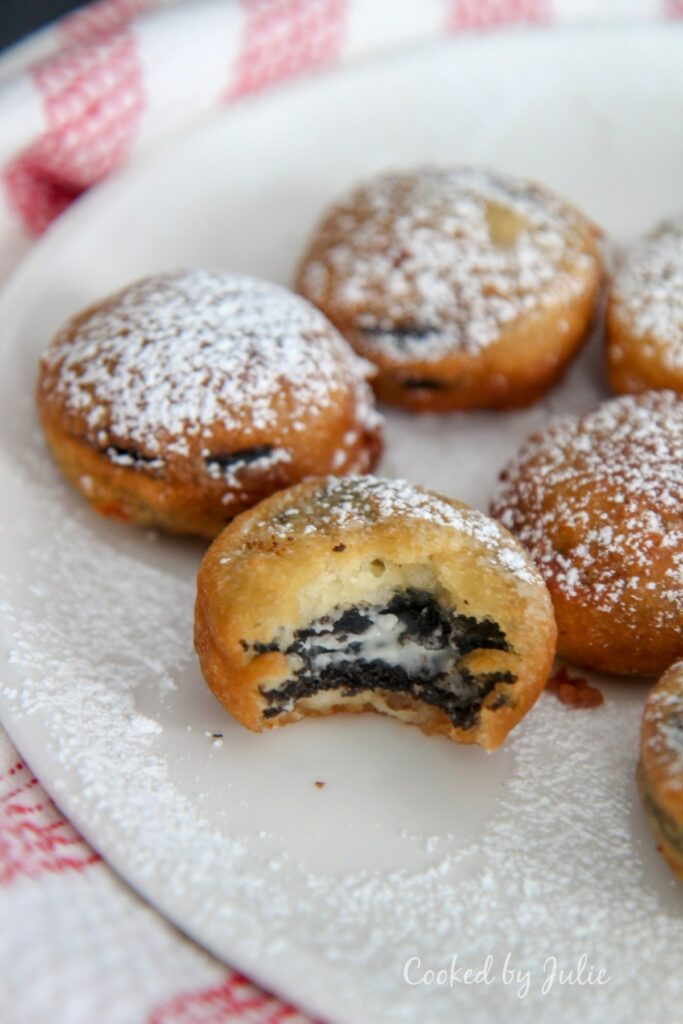 Deep Fried Oreos - Cooked by Julie