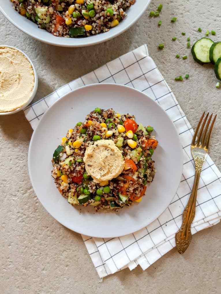 Easy Quinoa Salad Recipe (Vegan + Gluten-Free) - My Plantiful Cooking