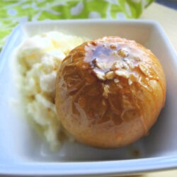 Baked Apples with Caramel Dessert Recipe by Champagne and Sugarplums