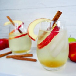 Bubbly Cinnamon Apple Cocktail Recipe by Champagne and Sugarplums