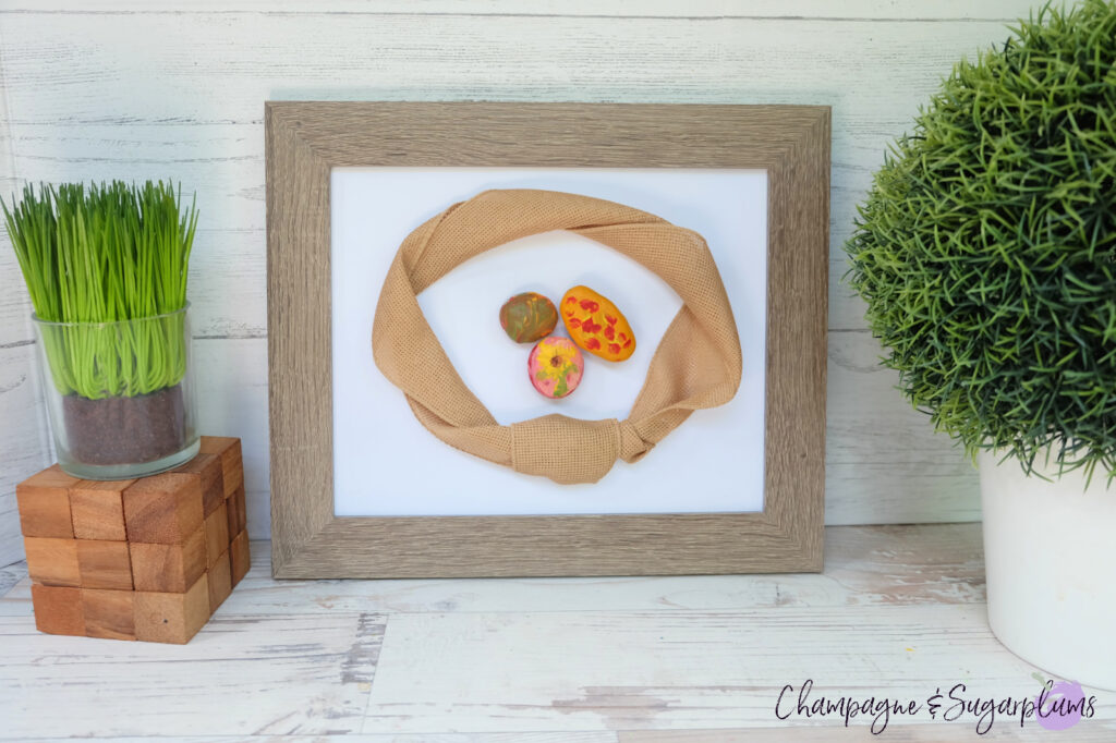 Kids Rock Painting Fall Frame by Champagne and Sugarplums