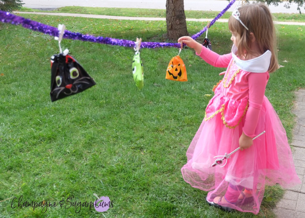 Social Distancing Halloween Idea by Champagne and Sugarplums