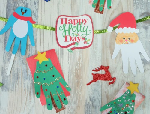 Christmas Handprint Kids Craft Idea