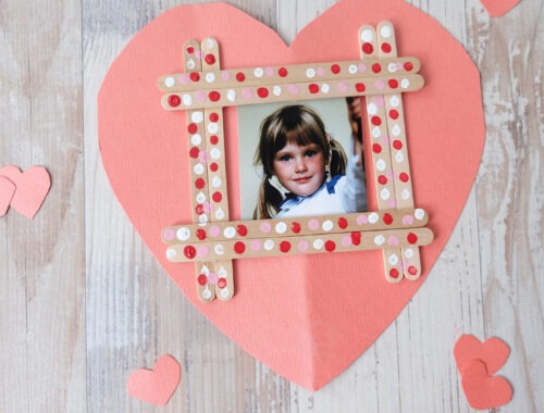 Popsicle Stick Valentine's Kids Craft