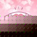 COVID mask with a heart on a pink heart bokeh background by Champagne and Sugarplums