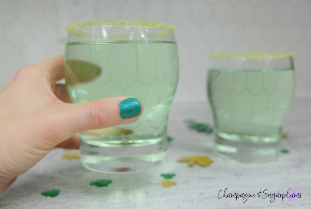 Lucky Green Smash St. Patrick's Day Cocktail by Champagne and Sugarplums