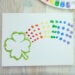 Shamrock Rainbow Finger Painting Kids Craft by Champagne and Sugarplums Title