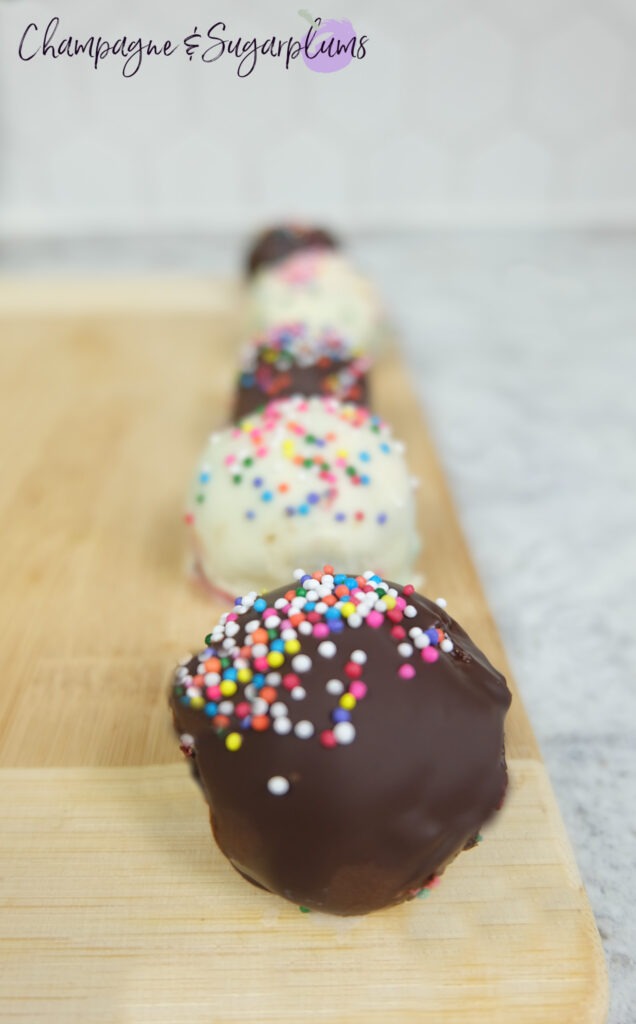 St. Patrick's Day Rainbow Truffles by Champagne and Sugarplums