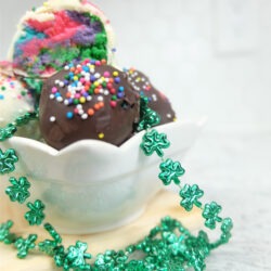 St. Patrick's Day Rainbow Truffles by Champagne and Sugarplums