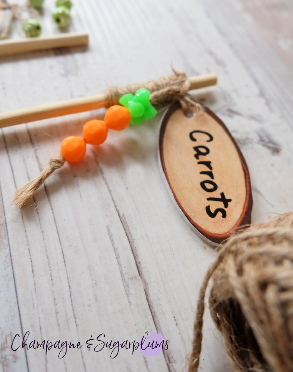 Easy Garden Markers for Kids to Make - Champagne and Sugarplums