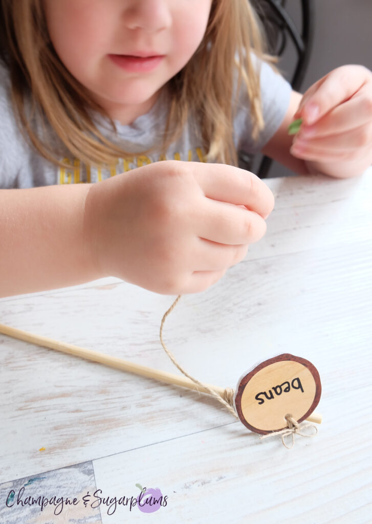 Easy Garden Markers for Kids to Make by Champagne and Sugarplums