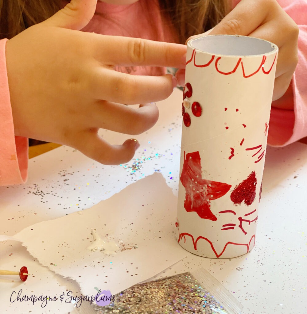Fun Canada Day Rocket Windsock for Kids to Make by Champagne and Sugarplums