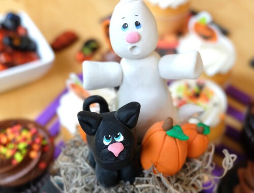 Cute Charcuterie or Dessert Table Decoration for Halloween
