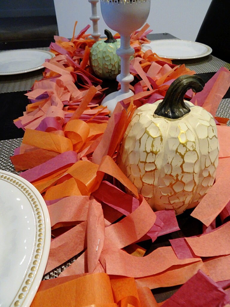 Tissue Paper Garland by Champagne and Sugarplums