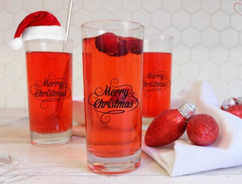 cranberry kiss christmas cocktail by champagne and sugarplums