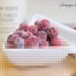 sugared cranberries by champagne and sugarplums