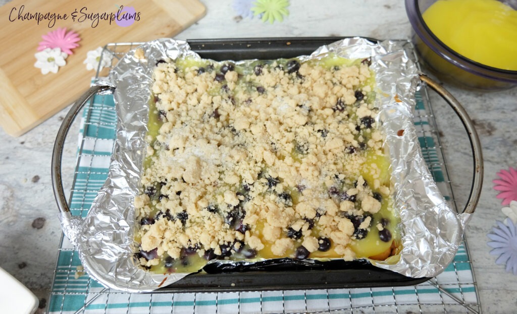 yum! baked Blueberry Lemon Cheesecake Bars