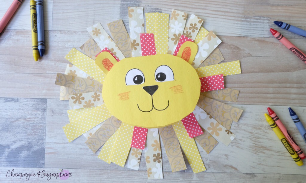 Father's Day Kids Craft - Rawr the Best! [with free template] by Champagne and Sugarplums