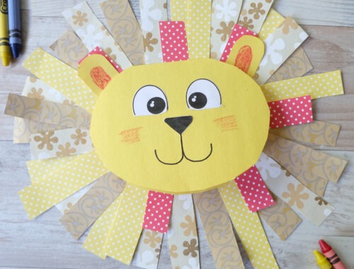 Father's Day Kids Craft - Rawr the Best! [with free template] by Champagne and Sugarplums