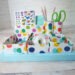 Easy Desk Top Organizer [Dollar Store Crafts]