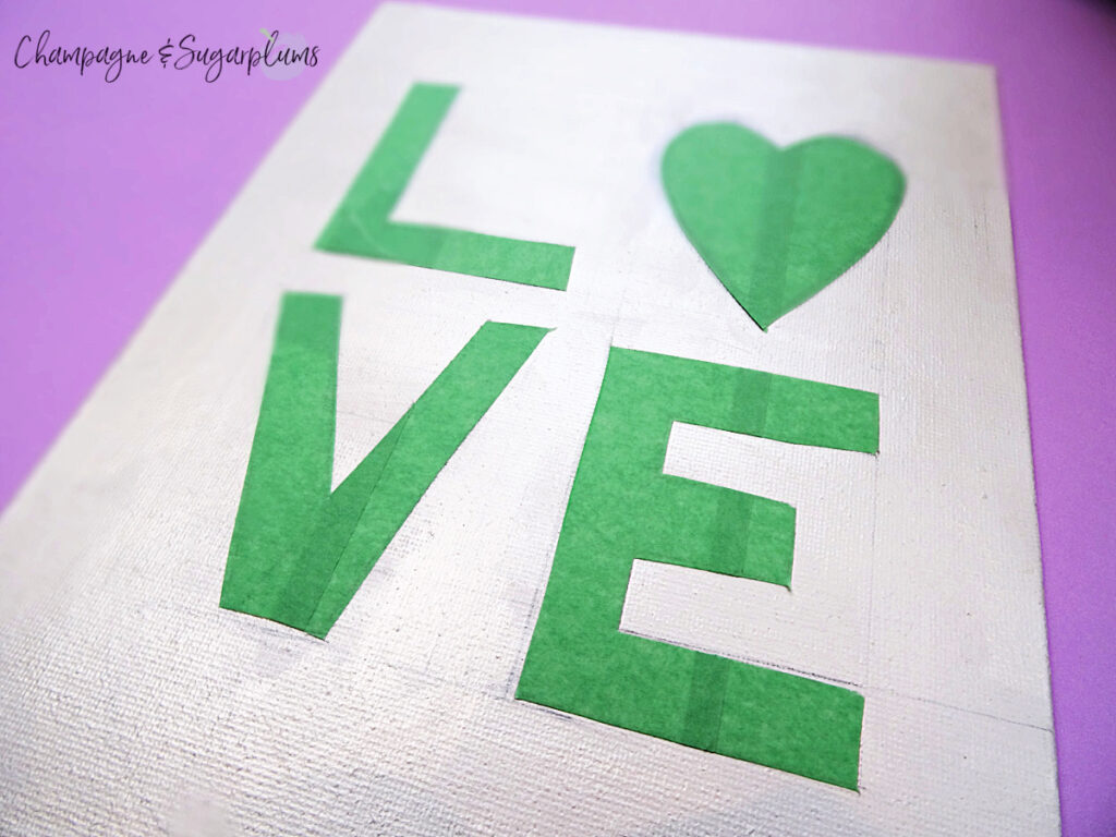 Love Art Kids Craft with Free Template by Champagne and Sugarplums