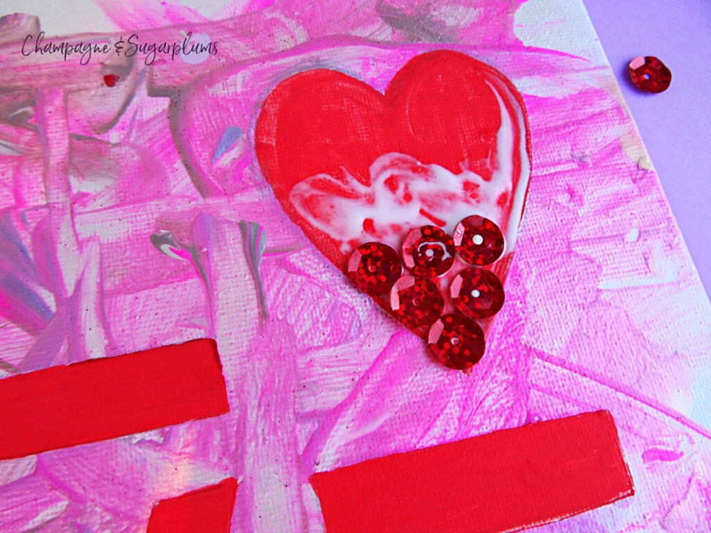 Love Art Kids Craft with Free Template by Champagne and Sugarplums