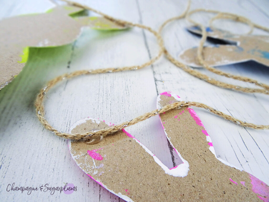 Toddler Bunny Garland Craft by Champagne & Sugarplums