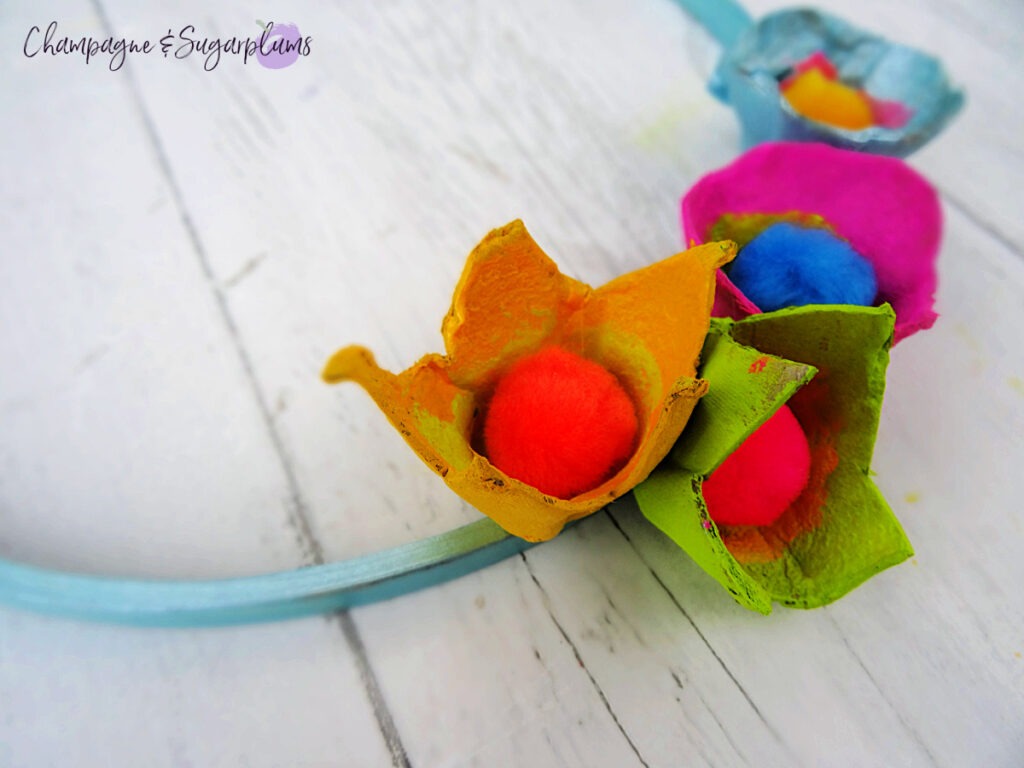 Egg Carton Wreath by Champagne & Sugarplums