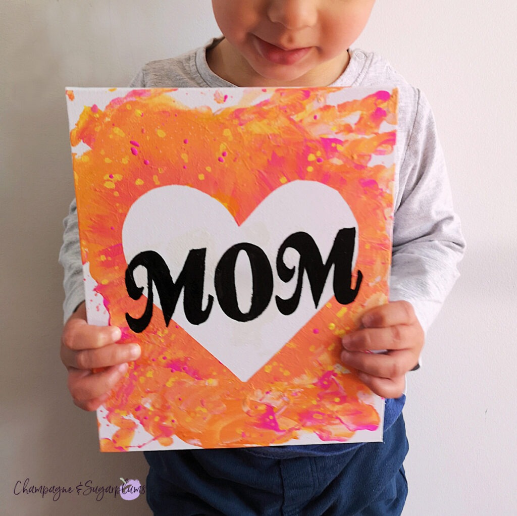 Kid's Craft: Mother's Day Heart by Champagne & Sugarplums