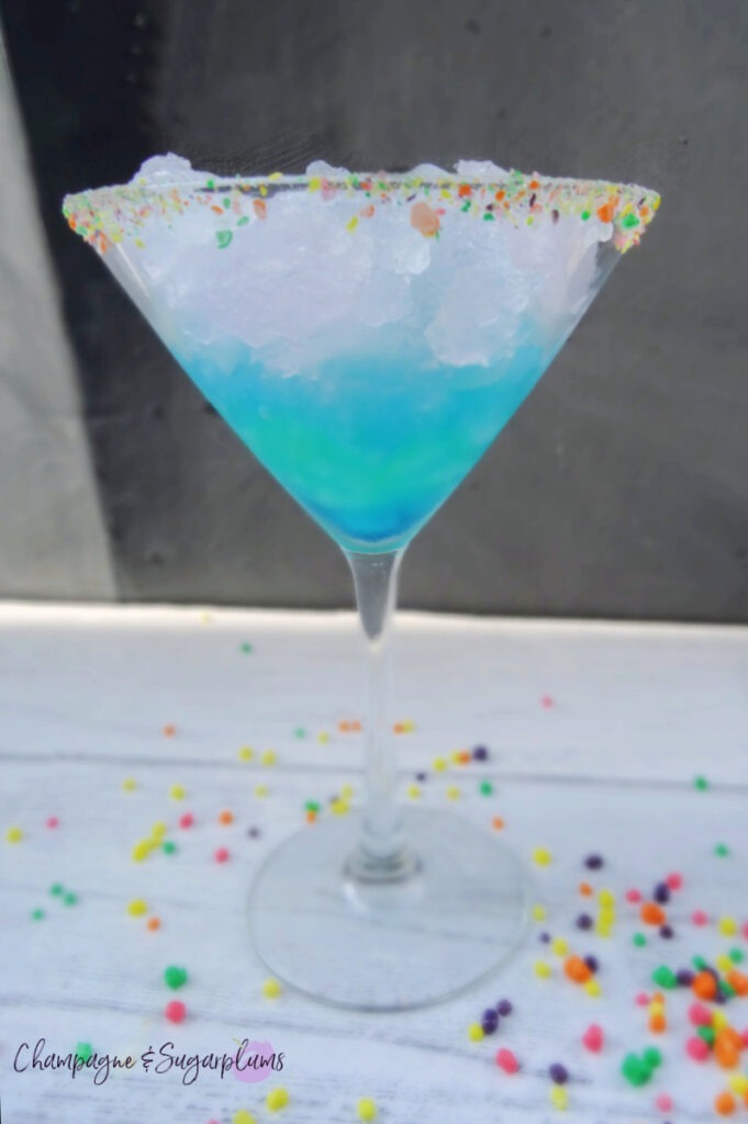 Boozy Rainbow Slush by Champagne & Sugarplums