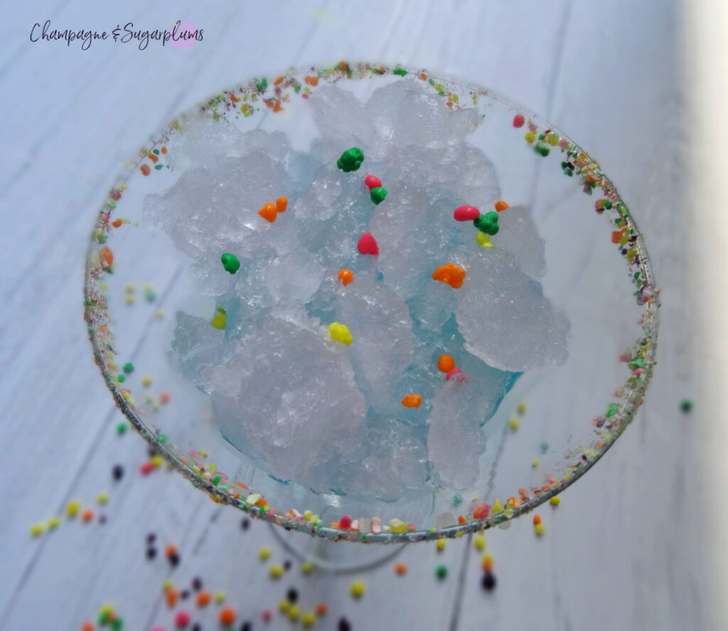 Boozy Rainbow Slush by Champagne & Sugarplums