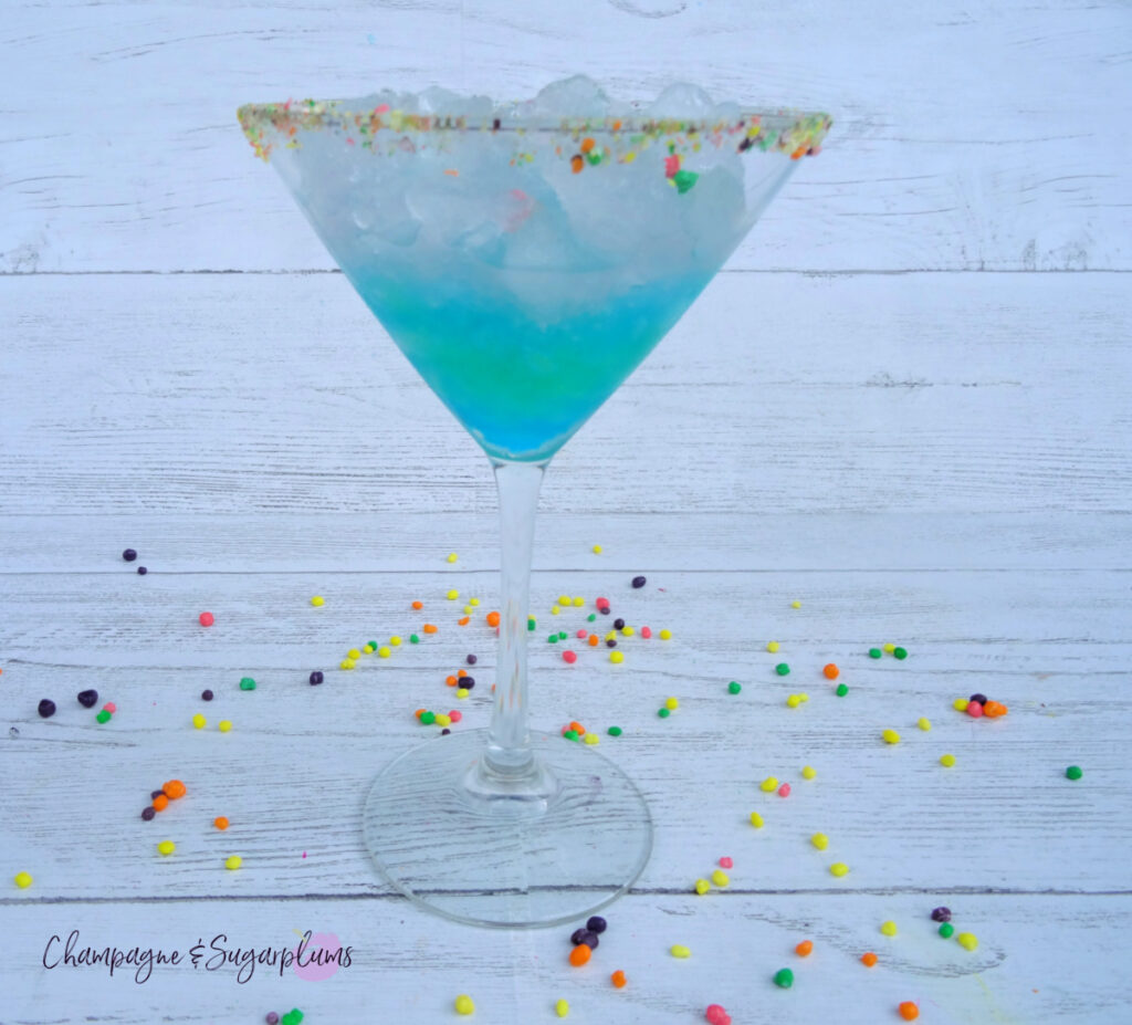 Boozy Rainbow Slush by Champagne & Sugarplums
