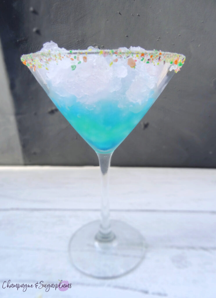 Boozy Rainbow Slush by Champagne & Sugarplums