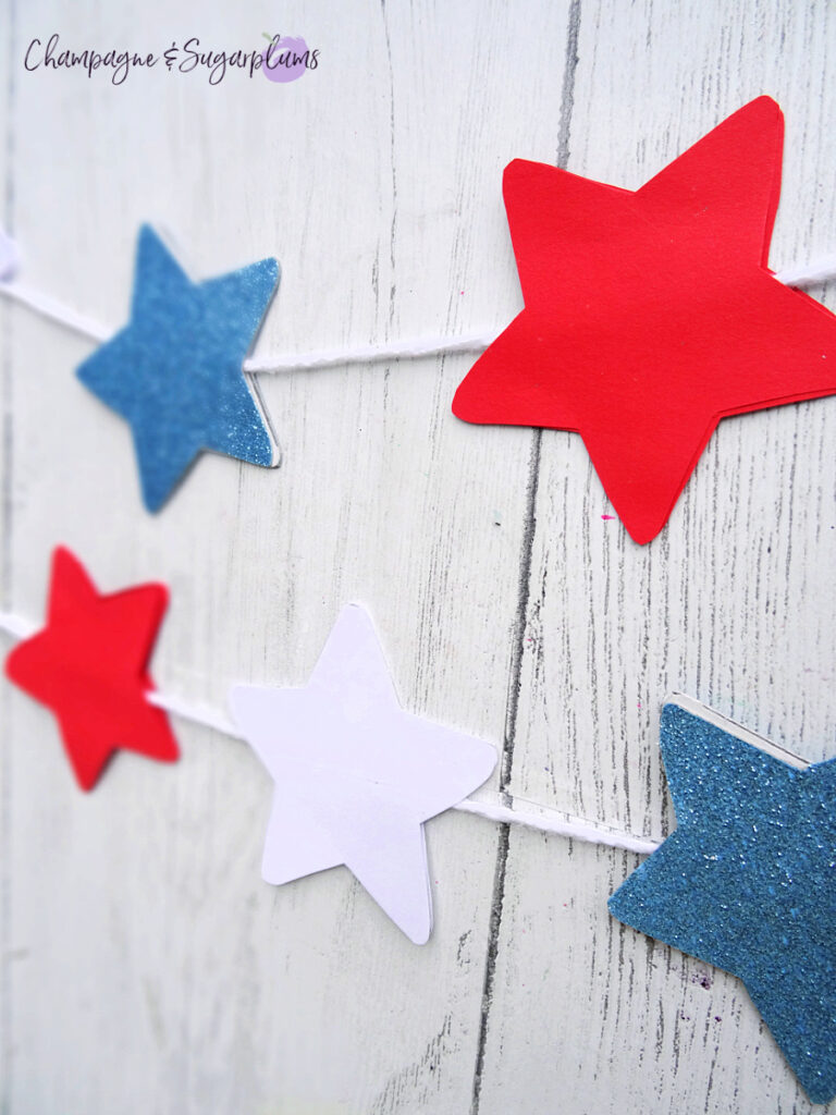 Fourth of July Star Garland by Champagne & Sugarplums
